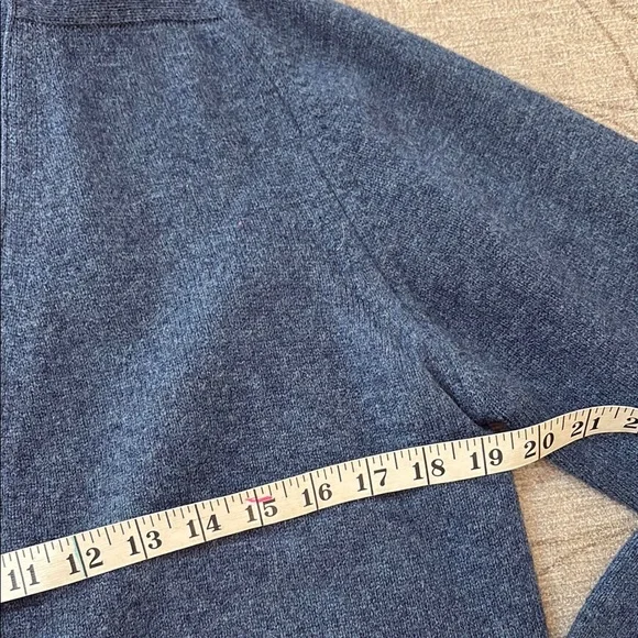 Vintage McGregor Sotch & water Blue Wool Cardigan Sweater M modern men’s Small - Picture 6 of 7